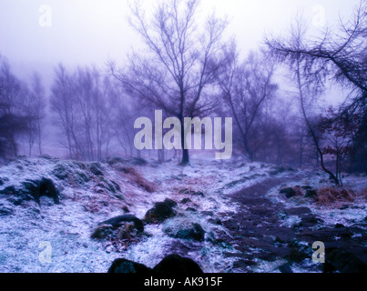 Gommatori come Lake District bad inverno tempesta di neve England Regno Unito Foto Stock