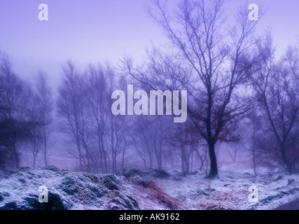 Gommatori come Lake District bad inverno tempesta di neve England Regno Unito Foto Stock