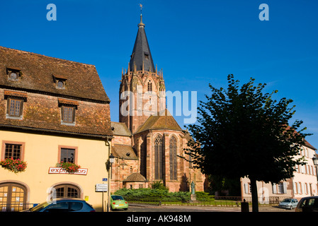 Chiesa / Wissembourg Foto Stock