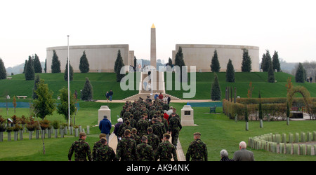 Il National Memorial ARBORETUM,VICINO ALREWAS IN STAFFORDSHIRE,Inghilterra, mostrando il memoriale principale.UK Foto Stock