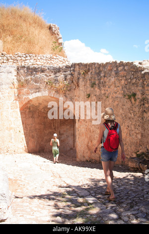 L'isola di Cefalonia in Grecia il castello di Kephalonia Ag George Foto Stock