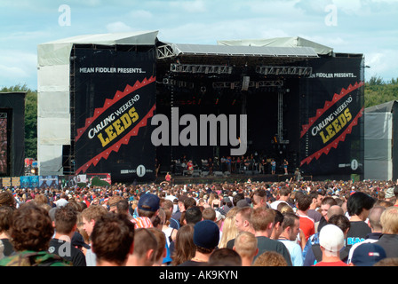 Leeds Carling Music Festival Summer 2003 Foto Stock