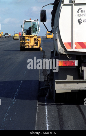 Strada in costruzione www osheaphotography com Foto Stock