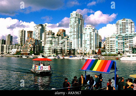 Vancouver.Vista da Granville Island.British Columbia.Canada Foto Stock