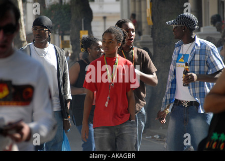 General streetscene Notting Hill Foto Stock