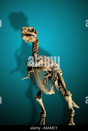 Scheletro di dinosauro Dinosaurier Skelett Foto Stock