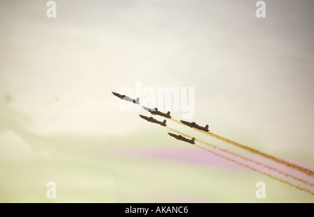 Royal Australian Air force roulette in formazione di volo Foto Stock