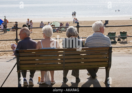 Foreshore Road South Bay Scarborough North Yorkshire Inghilterra Foto Stock