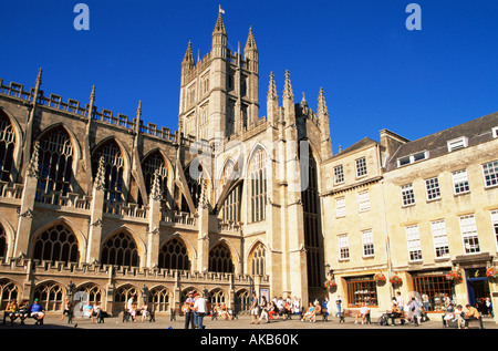 Inghilterra, Somerset, vasca da bagno, Vasca cattedrale Foto Stock