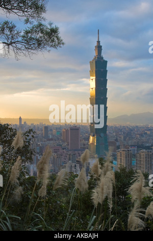 Taipei 101, Taipei, Taiwan Foto Stock