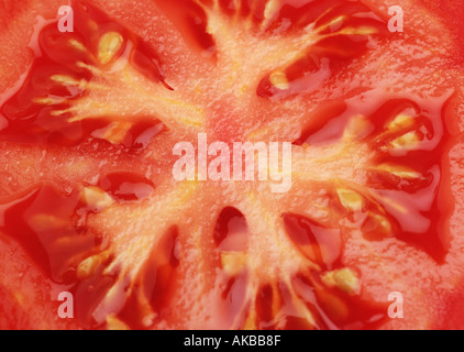 Fetta di pomodoro Foto Stock