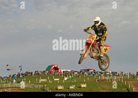 Il motocross Cwmythig Hill Rhayader Galles Centrale Foto Stock