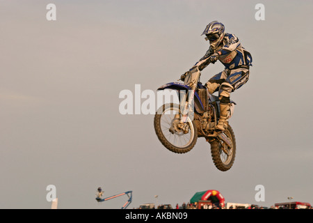 Il motocross Cwmythig Hill Rhayader Galles Centrale Foto Stock