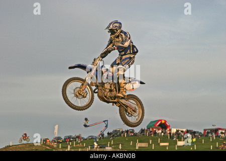 Il motocross Cwmythig Hill Rhayader Galles Centrale Foto Stock