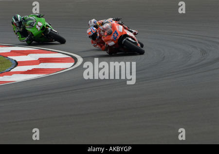 L'australiano Casey Stoner del Ducati Marlboro in 2007 Gran Premio Polini della Malesia Circuito di Sepang in Malesia Foto Stock