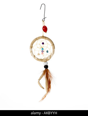 Dream Catcher ornamento di Natale appesa al gancio Foto Stock