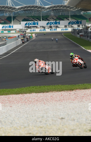 L'italiano Loris Capirossi Ducati Marlboro in 2007 Gran Premio Polini della Malesia Circuito di Sepang in Malesia Foto Stock