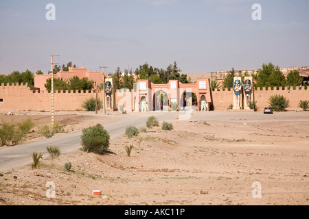 Atlas studios cinematografici di Ouarzazate, Marocco, Africa del Nord. Foto Stock