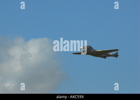 Il De Havilland Vampire T11 sul display all'Airshow Shoreham, 2007. Foto Stock