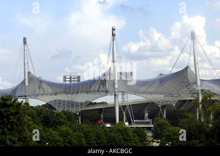 Lo stadio olimpico di Monaco di Baviera 1972 Olimpiadi 1974 finale di Coppa del Mondo di Monaco di Baviera Monaco Baviera sud sud deutschland deutsch tedesco ger Foto Stock