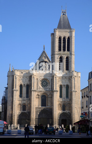 Francia Ile de France St Denis cattedrale Foto Stock