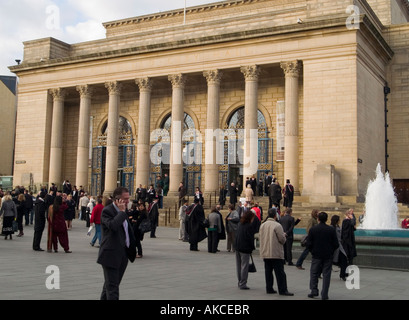 Gli studenti laureandosi da Sheffield Hallam University, 15 novembre 2007, South Yorkshire Regno Unito Foto Stock