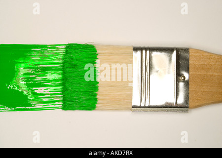 Colorate spazzola di vernice Foto Stock
