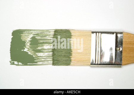 Colorate spazzola di vernice Foto Stock
