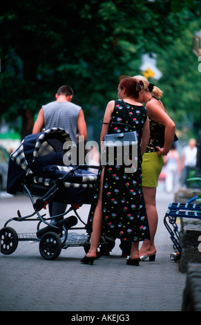 Russland, Kaliningrad (Königsberg), Strassenszene Foto Stock