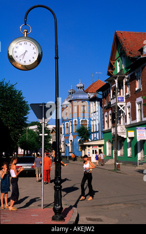 Russland, Kaliningrad (Königsberg), Selenogradsk (Cranz), Haupstrasse Foto Stock