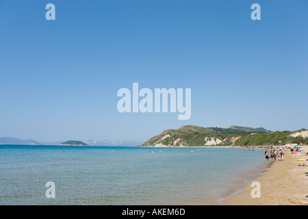 Spiaggia di Gerakas, penisola di Vasilikos, costa Sud Orientale, Zante, Isole Ionie, Grecia Foto Stock