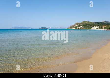 Spiaggia di Gerakas, penisola di Vasilikos, costa Sud Orientale, Zante, Isole Ionie, Grecia Foto Stock