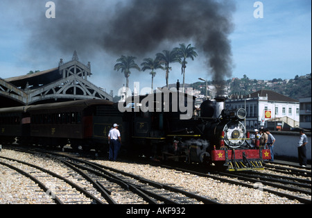 Treno a vapore Sao Joao del Rei Minas Gerais Brasile Foto Stock