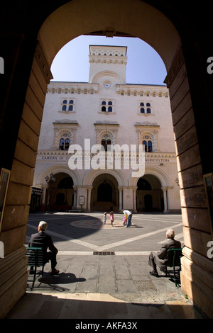 Gian Battista Vico square, Chieti, Abruzzo, Italia Foto Stock