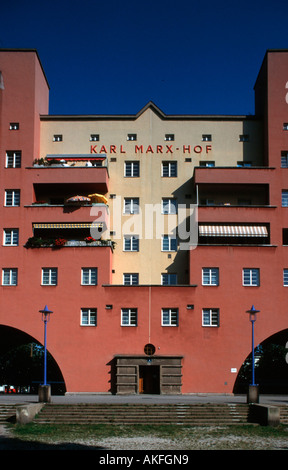 Österreich, Wien XIX, Döbling, Karl-Marx-Hof (1927-1930) Foto Stock