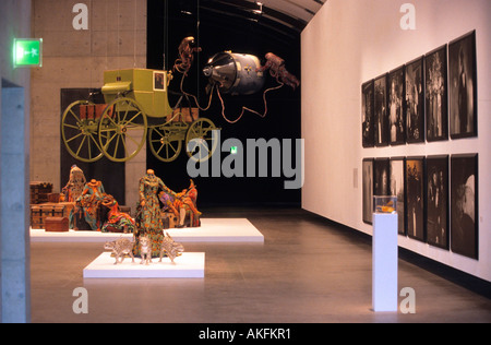 Österreich, Wien Museumsquartier, Kunsthalle, Austellung Leisure Lady von Yinka Shonibare Foto Stock