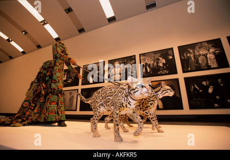 Österreich, Wien Museumsquartier, Kunsthalle, Austellung Leisure Lady von Yinka Shonibare Foto Stock