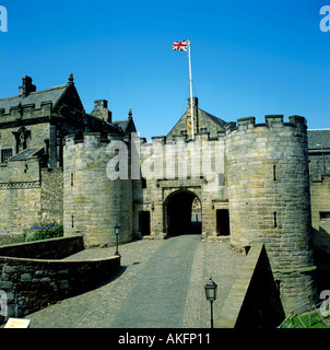 Il Castello di Stirling regione centrale della Scozia Gran Bretagna solo uso editoriale Foto Stock