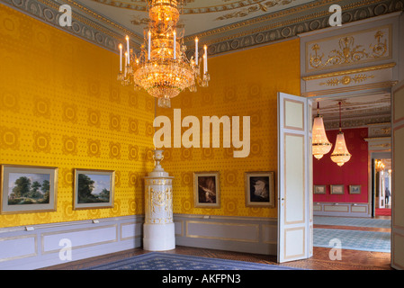 Österreich, Wien, Albertinaplatz, Palais Erzherzog Albrecht (Albertina), Billiardzimmer Foto Stock