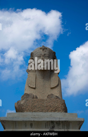 Sfinge a Pompei il pilastro di Alessandria Foto Stock