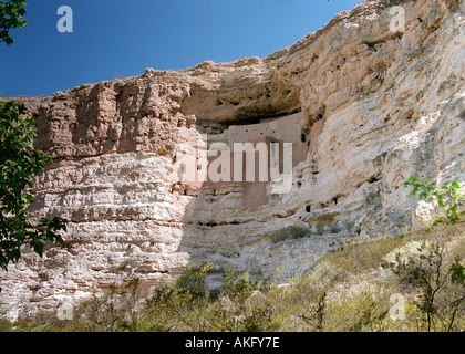 Antiche rovine indiano al castello di Montezuma Arizona Foto Stock