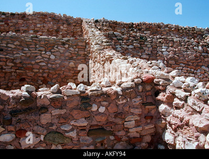 Indiano antico rovine di Tuzigoot Monumento Nazionale vicino a Girolamo Arizona Foto Stock