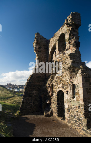 Le rovine di San Antonio Cappella in Edinburgh Holyrood Park Foto Stock