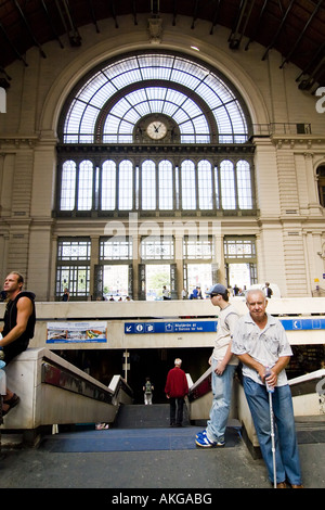 Budapest, Ungheria. Keleti palyaudvar (Keleti stazione ferroviaria principale) Foto Stock