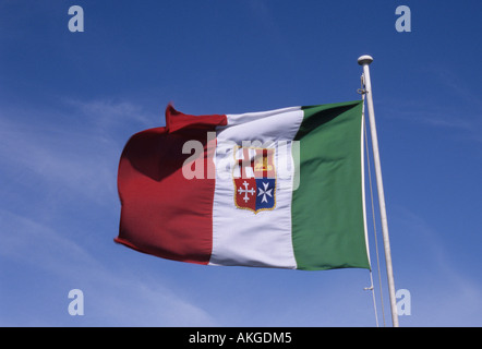 Nautica italiana bandiera Foto Stock