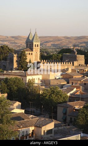 Puerta Nueva de Bisagra, Toledo, Castiglia La Mancha, in Spagna Foto Stock