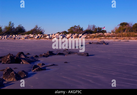 Fort moultrie a Sullivan's Island South Carolina usa Foto Stock