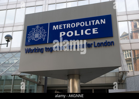 New Scotland Yard Londra Inghilterra Foto Stock