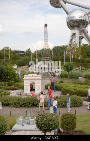 Bruparck Mini Europe Theme Park Bruxelles Belgio Foto Stock