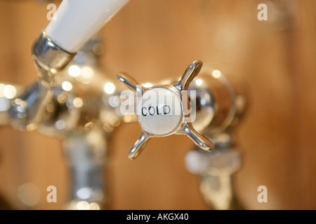 Rubinetto dell'acqua fredda Foto Stock